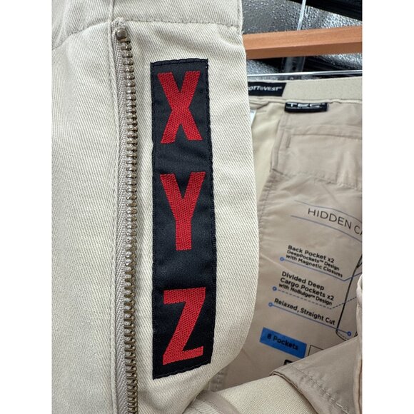 Scottevest Tech-Enabled Hidden Cargo Pants Teflon Travel 10 Pockets 38x34 - Picture 8 of 15